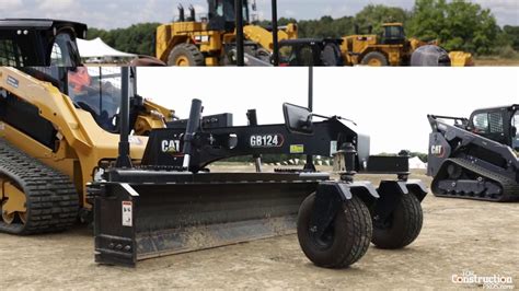 cat skid steer blade|skid steer grader blade attachment.